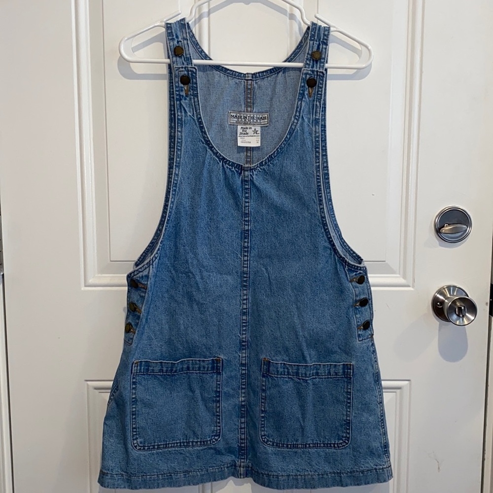 Vintage overall jean dress